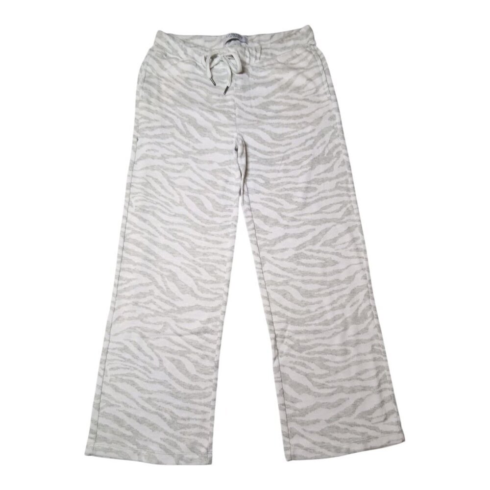 Liverpool Los Angeles Pants NWT Womens Large Zebra Wide-Leg Pants‎ Lounge Wear